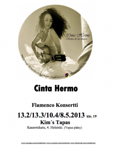 Actuaciones Cinta Hermo en Kim's Tapas